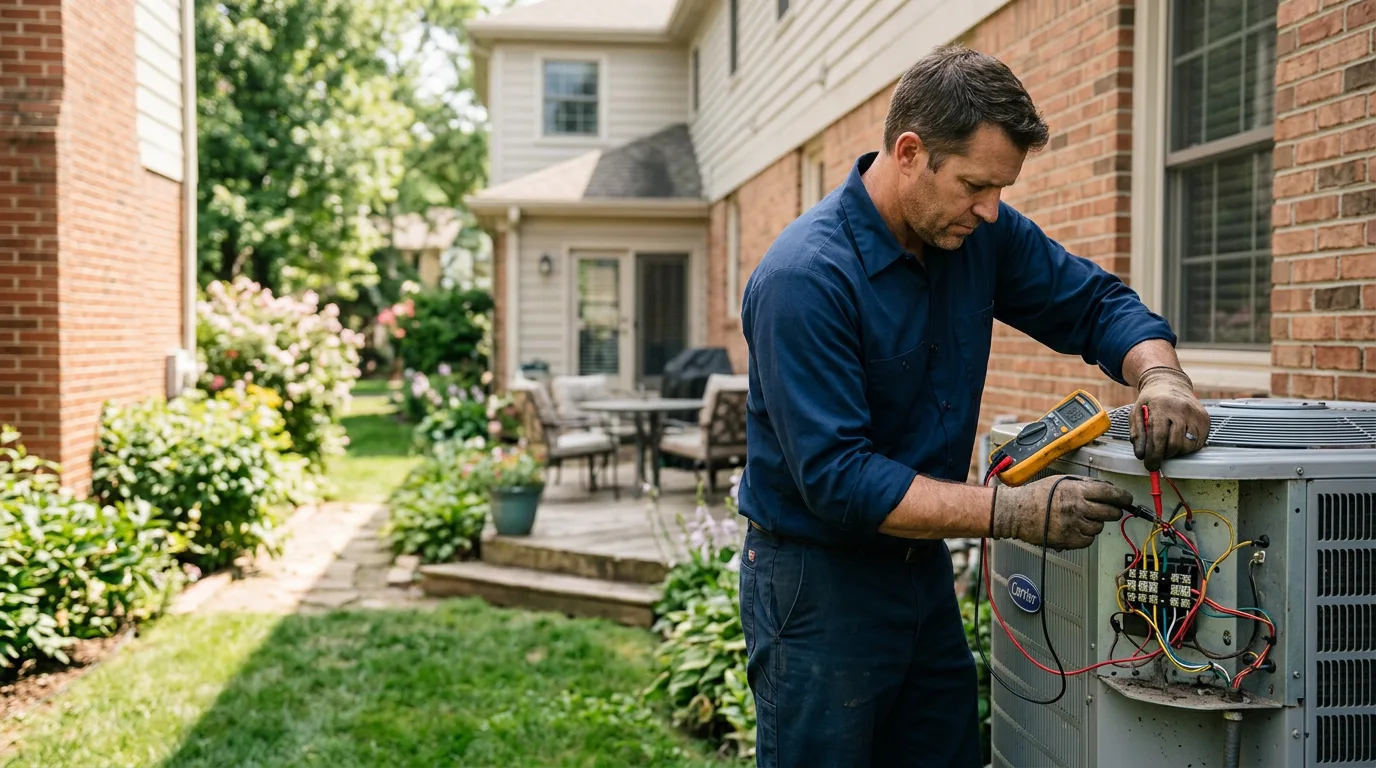 HVAC technician working near Lone Tree, CO
